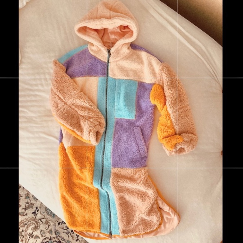 Free People Multicolor Teddy Jacket